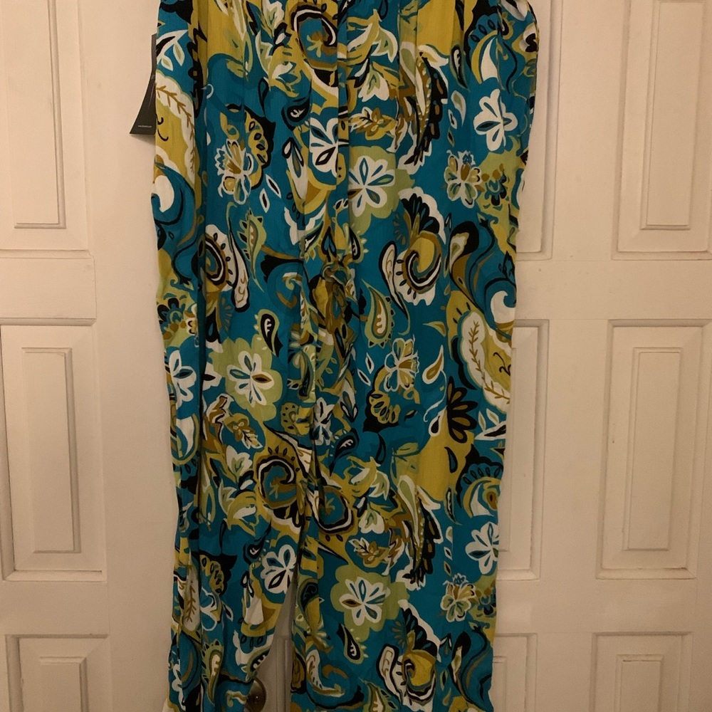 Elegant Paisley Wide Leg pants